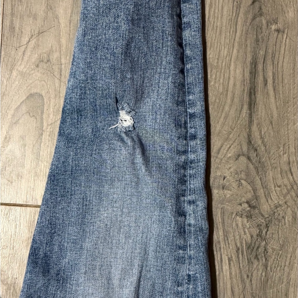 Rag and Bone Super High rise Skinny Sz27 30 inseam Distressed - Picture 3 of 9